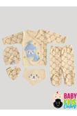 Baby Kids Colors 5 Parça Kutulu Sertifikalı Organik Saf Pamuklu Sevimli Hastane Çıkışı Set