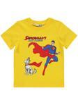 Süperman Best Frıend Baskılı 2-5 Yaş Tişört - Sarı4-5 Yaş