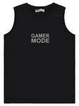 Civil Boys Gamer Mode Reflektör Baskılı Sıfır Kol 6-9 Yaş Tişört - Siyah9-10 Yaş