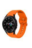 Kılıftech Galaxy Watch 4 Classic 42Mm Krd-50 Uyumlu Zore Kordon-Turuncu