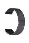Kılıftech Xiaomi Amazfit Pace Uyumlu Krd-12 Metal Zore Kordon-Siyah