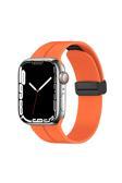 Kılıftech Watch 44Mm Uyumlu Krd-84 Uyumlu Zore Kordon-Turuncu