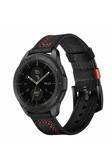 Kılıftech Galaxy Watch 46Mm (22Mm) Uyumlu Krd-19 Deri Zore Kordon-Siyah