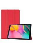 Kılıftech Galaxy Tab A 8.0 (2019) T290  Uyumlu Zore Smart Cover Standlı 1-1 Kılıf-Kırmızı