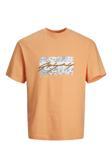 Jack&Jones Jack Jones Paısley Front Tee Ss Crew Neck Mc Erkek Turuncu Tshirt 12235738-23