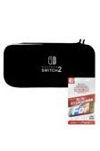 Switch 2 Taşıma Çantası ve Ekran Koruyucu -Maksimum Koruma - Darbeye ve Çizilmeye Karşı Ultra Koruma
