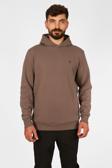 Man Of Man |Kapüşonlu Sweatshirt| Fleto Cep Detaylı Reflektör Baskılı Şardonlu