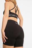 Ntb Nature The Brand Ntb Toparlayıcı Terletmez Esnek Kumaş Push-Up Büzgüsüz Kısa Tayt Black Color