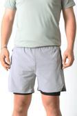 Man Of Man Unisex Gym Ve Fitness Astarlı Taytlı Şort / Gizli Cep Detaylı / Örme Lastikli