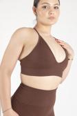 Ntb Nature The Brand Ntb İp Askılı V Yaka Sporcu Sütyeni, Fitness, Yoga, Pilates, Koşu, Antrenman