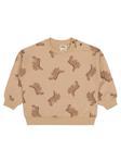 Civil Baby Benekli Dino Empirme 6-18 Ay Sweatshirt - Kahverengi18-24 Ay