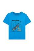 Skechers Sk2510112 B Regular Fit Graphic Tee Mavi Erkek Çocuk T-Shirt