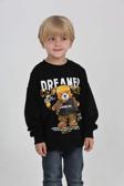 Toontoy Erkek Çocuk Dreamer Ayı Baskılı Sweatshirt