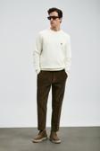 Lufian Erkek Grant Sweatshirt 112030179 Kırık Beyaz