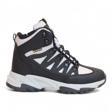 2225-Jamper Anatomik Kaydırmaz Tabanlı Soft Shell Outdoor Trekking Erkek Fermuarlı Spor Bot - NKT02225-gri-40