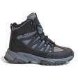 2225-Jamper Anatomik Kaydırmaz Tabanlı Soft Shell Outdoor Trekking Erkek Fermuarlı Spor Bot - NKT02225-Füme-40