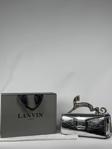 Lanvin Paris Cat Handle Gold Clutch Bag - Limited Edition Metalik Altın El Çantası