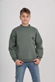 Toontoy Erkek Çocuk Cep Skate Baskılı Sweatshirt