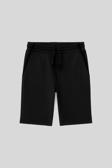 Siyah Standart Fit Basic Erkek Çocuk Şort - 11284