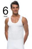 Gümüş 6'Lı Paket Klasik Erkek Atlet