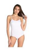 Seher Kadın Beyaz 6'Lı Paket %100 Pamuk Siyah Ip Askılı Kancalı Body Zıbın