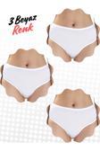Berrak Yüksek Bel Bato Tarzında Bikini 3 Lü Adet Ekonomik Set (Ultra Kalitededir)