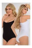 Seher 6'Lı Paket  %100 Pamuk Ip Askılı Kancalı Body Zıbın