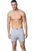 Sedef Yıldızı Erkek Penye Boxer Gri