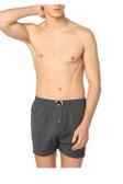 Gümüş Iç Giyim Düğmeli Erkek Boxer 6 Lı Paket