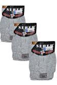 Seher 3'Lü Erkek Penye Boxer