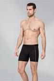 Namaldı 12 Adet Siyah Renk Biyeli Modal Boxer
