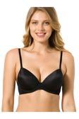 Le Jardin Kadın Siyah Dolgulu Destekli Basic Bra Sütyen 7080