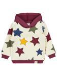 Civil Boys Renkli Yıldız Baskılı 2-5 Yaş Sweatshirt - Bordo2-3 Yaş