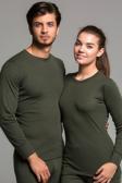 Thermoform Heavy Yetıskin Uzun Kol Fanila HAKİ