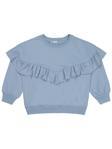 Civil Girls Roba Fırfırlı 10-13 Yaş Sweatshirt - Mavi10-11 Yaş