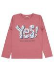 Civil Girls Yes Baskılı 10-13 Yaş Sweatshirt - Pembe11-12 Yaş