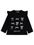 Civil Girls FABULOUS BASKILI 2-5 Yaş Sweatshirt - Siyah4-5 Yaş