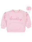 Civil Girls SPARKLING Baskılı 2-5 Yaş Sweatshirt - Pudra3-4 Yaş