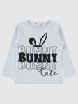 Civil Girls Bunny Baskılı 2-5 Yaş Sweatshirt - Beyaz2-3 Yaş