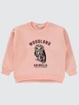 Civil Girls Pullu Baykuş Baskılı 2-5 Yaş Sweatshirt - Pudra3-4 Yaş