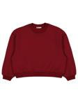 Civil Girls Düz 10-13 Yaş Sweatshirt - Bordo10-11 Yaş