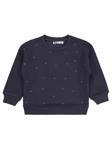 Civil Girls Serpme Taş Baskılı 2-5 Yaş Sweatshirt - Gri3-4 Yaş