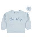 Civil Girls SPARKLING Baskılı 2-5 Yaş Sweatshirt - Mavi4-5 Yaş