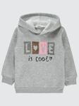 Civil Girls Love Nakışlı 2-5 Yaş Sweatshirt - Gri2-3 Yaş