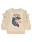 Civil Girls Unicorn Nakışlı 2-5 Yaş Sweatshirt - Fil Dişi3-4 Yaş