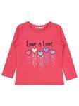Civil Girls Love is Love Baskılı 2-5 Yaş Sweatshirt - Pembe4-5 Yaş
