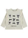 Civil Girls FABULOUS BASKILI 2-5 Yaş Sweatshirt - Ekru2-3 Yaş