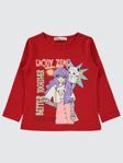 Civil Girls Better Together Baskılı 2-5 Yaş Sweatshirt - Kırmızı4-5 Yaş