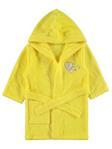 Civil Girls Kız Çocuk Kapüşonlu Bornoz 4-10 Yaş - Sarı6-7 Yaş