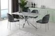 Çapraz High Gloss Yemek Masası 90*160 cm